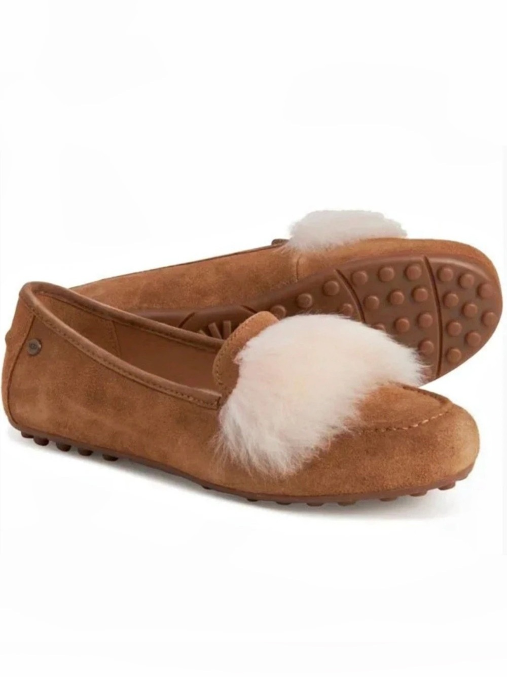 UGG Slippers Kaley Wisp Genuine Suede Shearling Women's Flats Moccasin Loafers 8